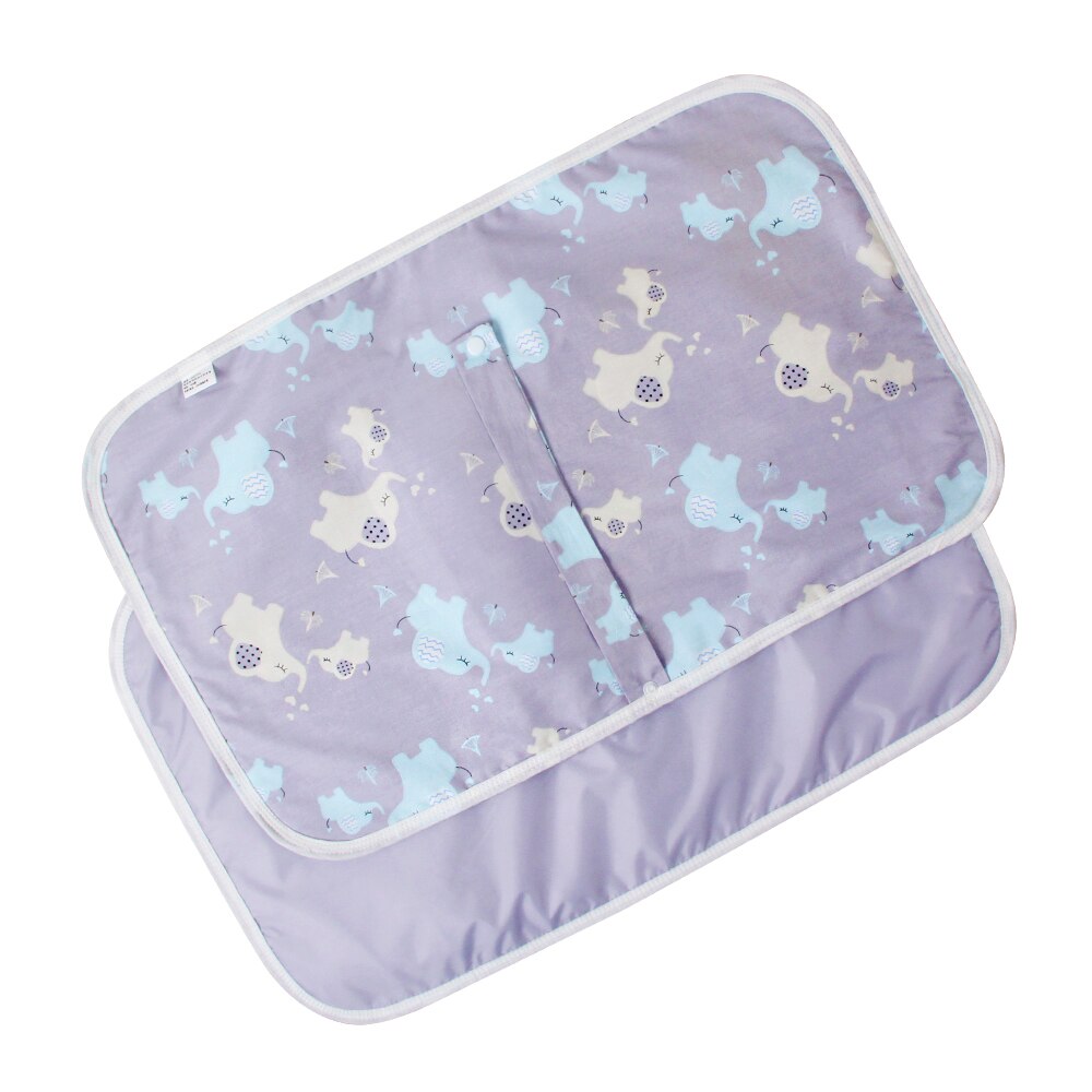Tragbare Neugeborenen Wasserdichte Baby Ändern matt 60X37cm Kleinkind Faltbare Reise Ändern Windel Windel Liner Pad: muster B