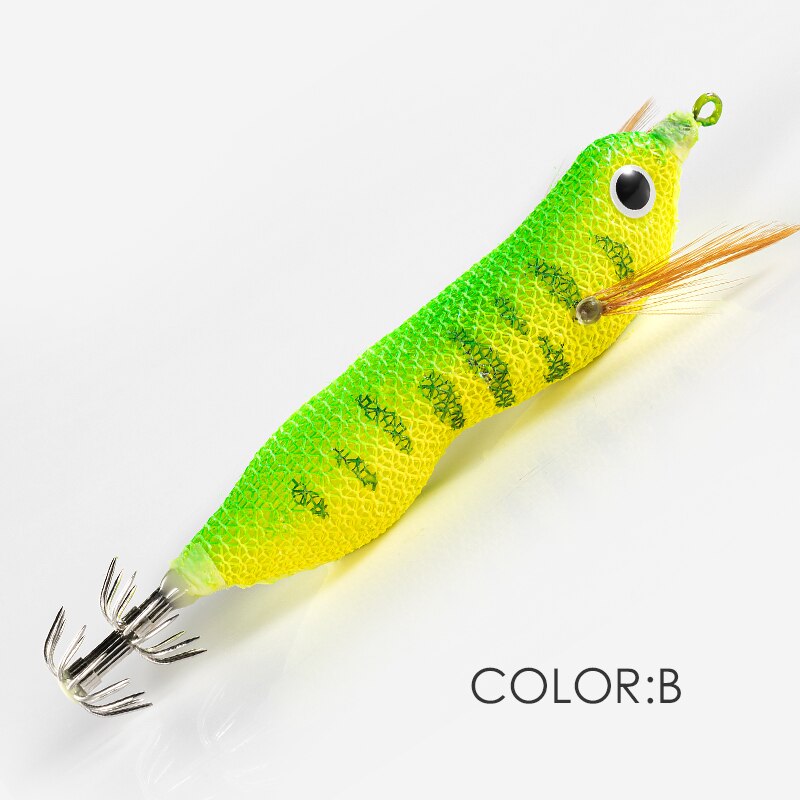 LETOYO – appât lumineux pour la pêche au calmar, leurre pour attraper des poissons tels que les seiches, 80mm, 12g turlutte calamar turlutes peche au calamar turluttes peche aux calamar: B