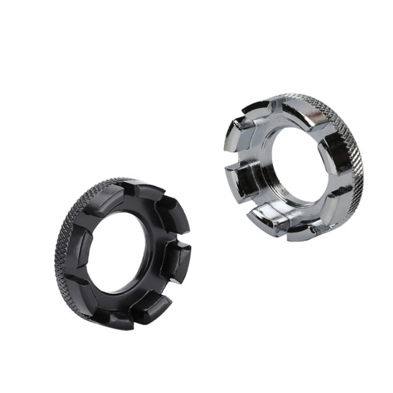 Bike Wheel Rim Wrench Mini Adjuster Spanner 8 Way Groove Bicycle Spoke Tension Wrench Bike Demolition Axis Repair Tools