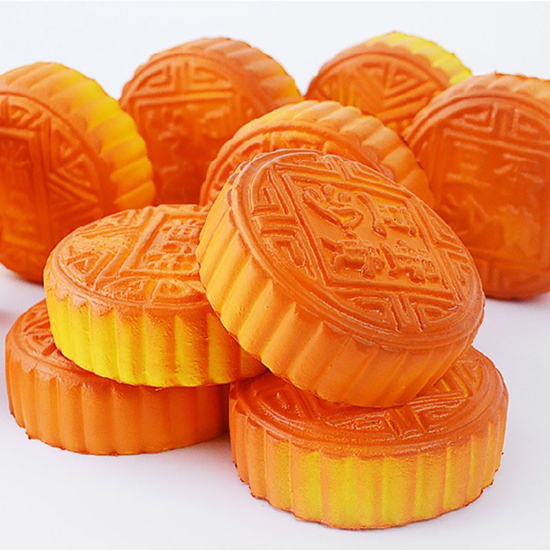 1pc Artificial Moon Cake Model Realistic food Display Photography Props Crafts Home Decoration Mid-autumn Festival