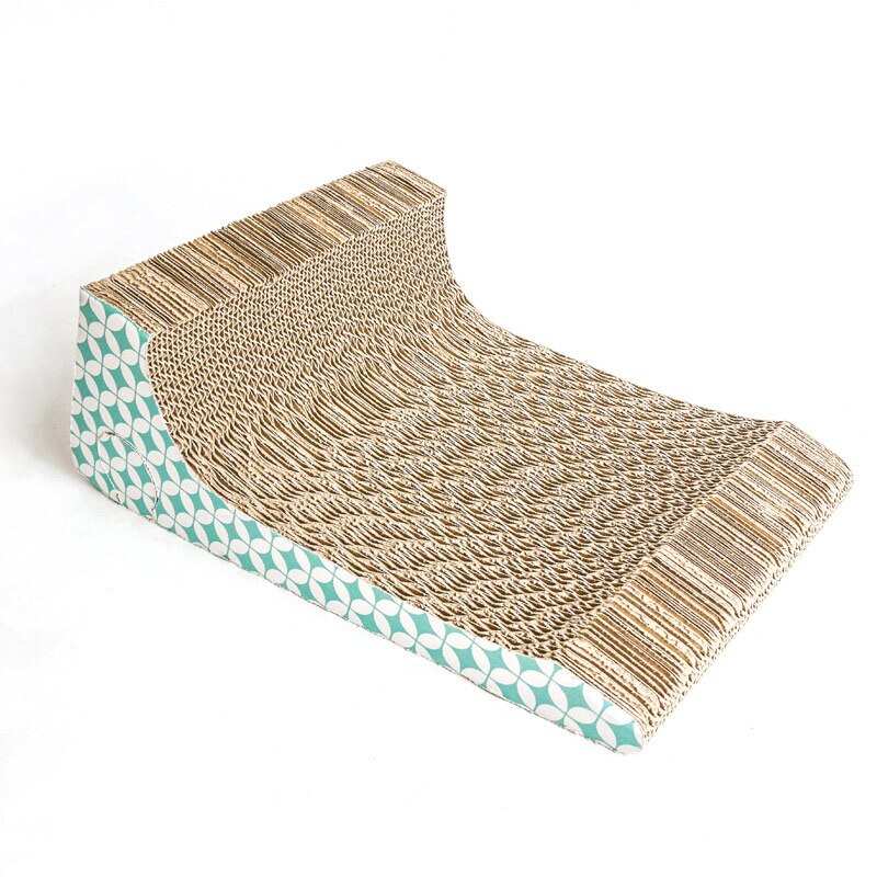 Corrugated Cat Scratch Board Pad Cat Toy House Big Cat Climbing Furniture Scratch Post Cat Jumping Toy with Ladder for Kittens