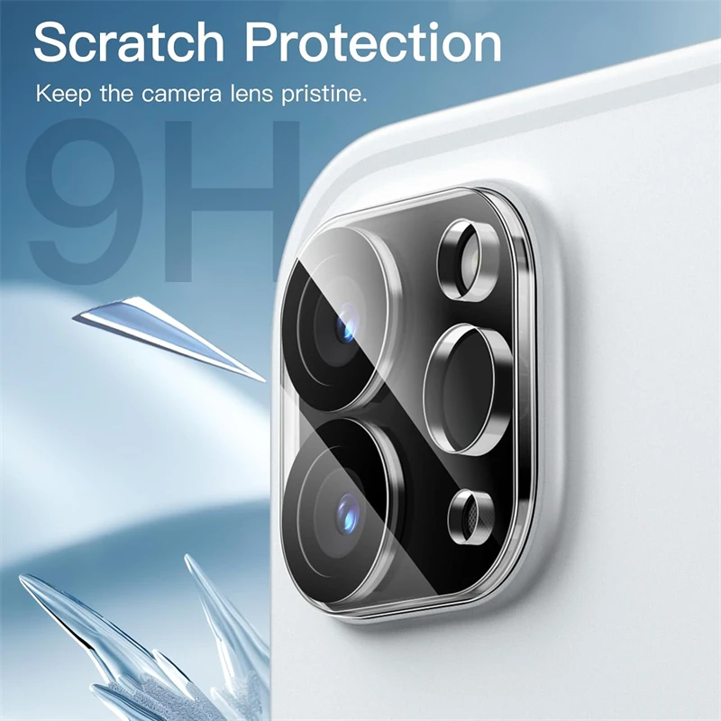 3PCS Camera Lens Protector Tablet Case for IPad Pro 11 12.9 Inch I Pad Air 6 10.9 HD Clear Tempered Glass Cover