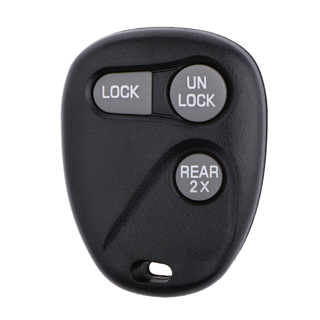 3 Buttons Remote Key Fob Shell Case Pad for GM Chevrolet Cadillac