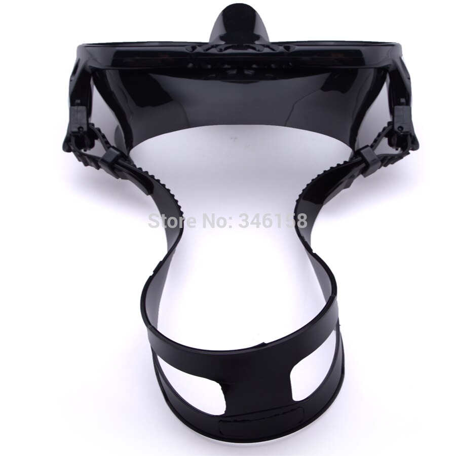 Duiken Masker Zwart Onderwater Duikbril Freediving Goggles Gehard Bril Antifog Met Verstelbare Riem