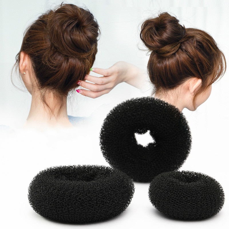 14CM moño de pelo grande princesa Donuts albóndigas accesorios para el cabello diadema ropa para el cabello
