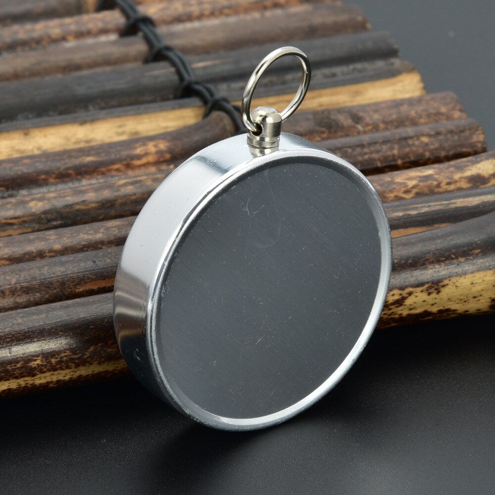 Portable Aluminum Lightweight Emergency Compass Outdoor Survival Compass Tool Navigation Wild Tool Black Brujula Chaveiro