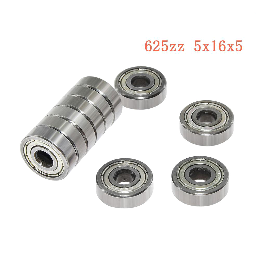 10 pièces 626ZZ/624ZZ/623ZZ/688ZZ roulement à billes 6x19x6mm en acier Miniature à haute teneur en carbone simple rangée roulement à billes 625ZZ et imprimante 3d