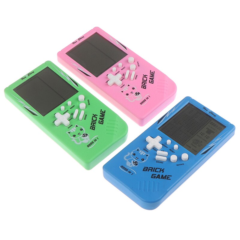 Grand écran classique Machine de jeu de poche Tetris brique jeu enfants Machine de jeu 26 jeux