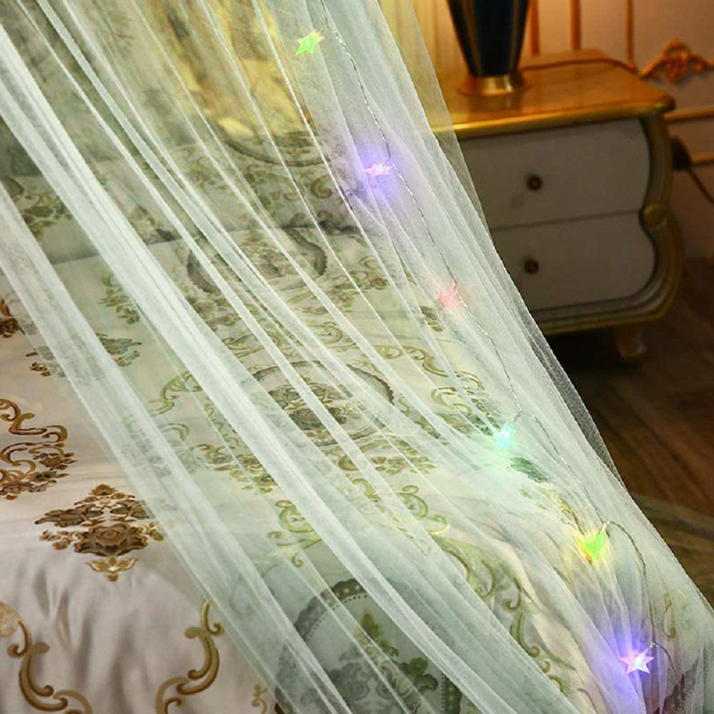 Mosquito Net Dome Bed Net Polyester Portable Bed Curtain Ceiling Children Bedding Net Cover Home Decoration Princess Summer