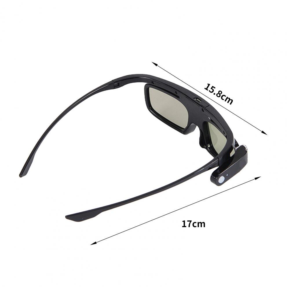 Lunettes 3D à haute transmission pour projecteur DLP LINK, à obturateur actif universel