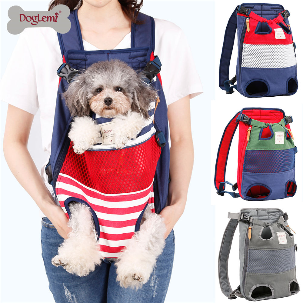 Dog Carrier Pet Dog Cat Carrier Backpack Travel Carrier Front Chest Large Portable Bags for 12kg Pet Outdoor Transportin