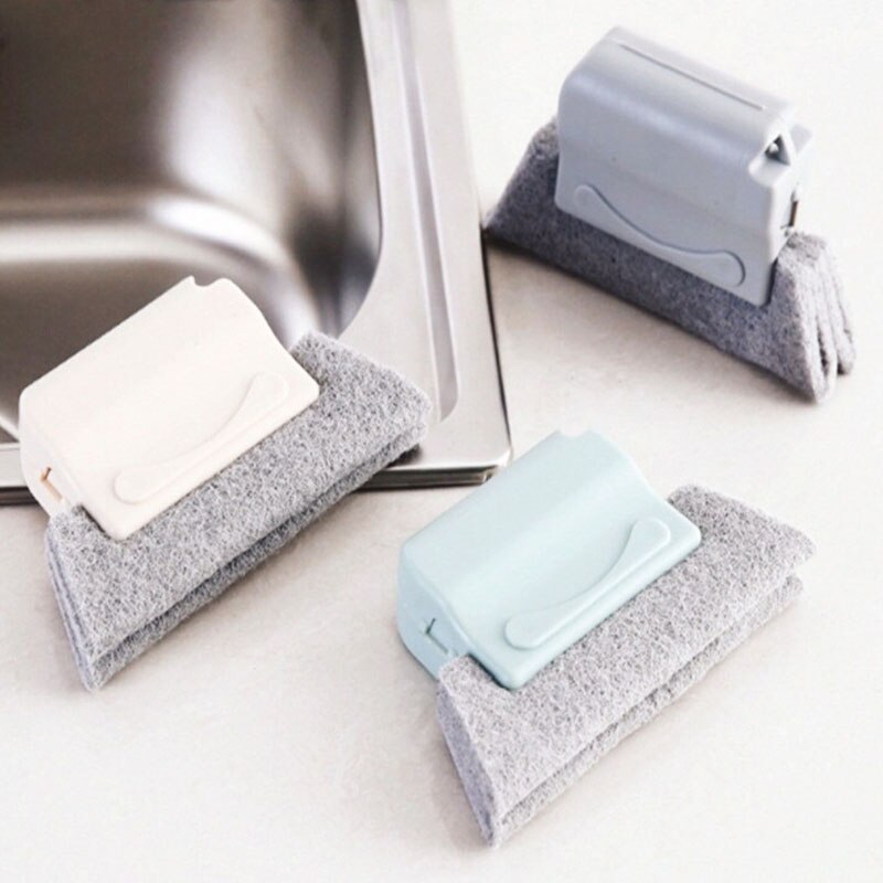 Paño de limpieza para ranuras de ventanas, cepillo limpiador de ranuras de ventanas, herramienta de limpieza de ranuras de puertas y ventanas