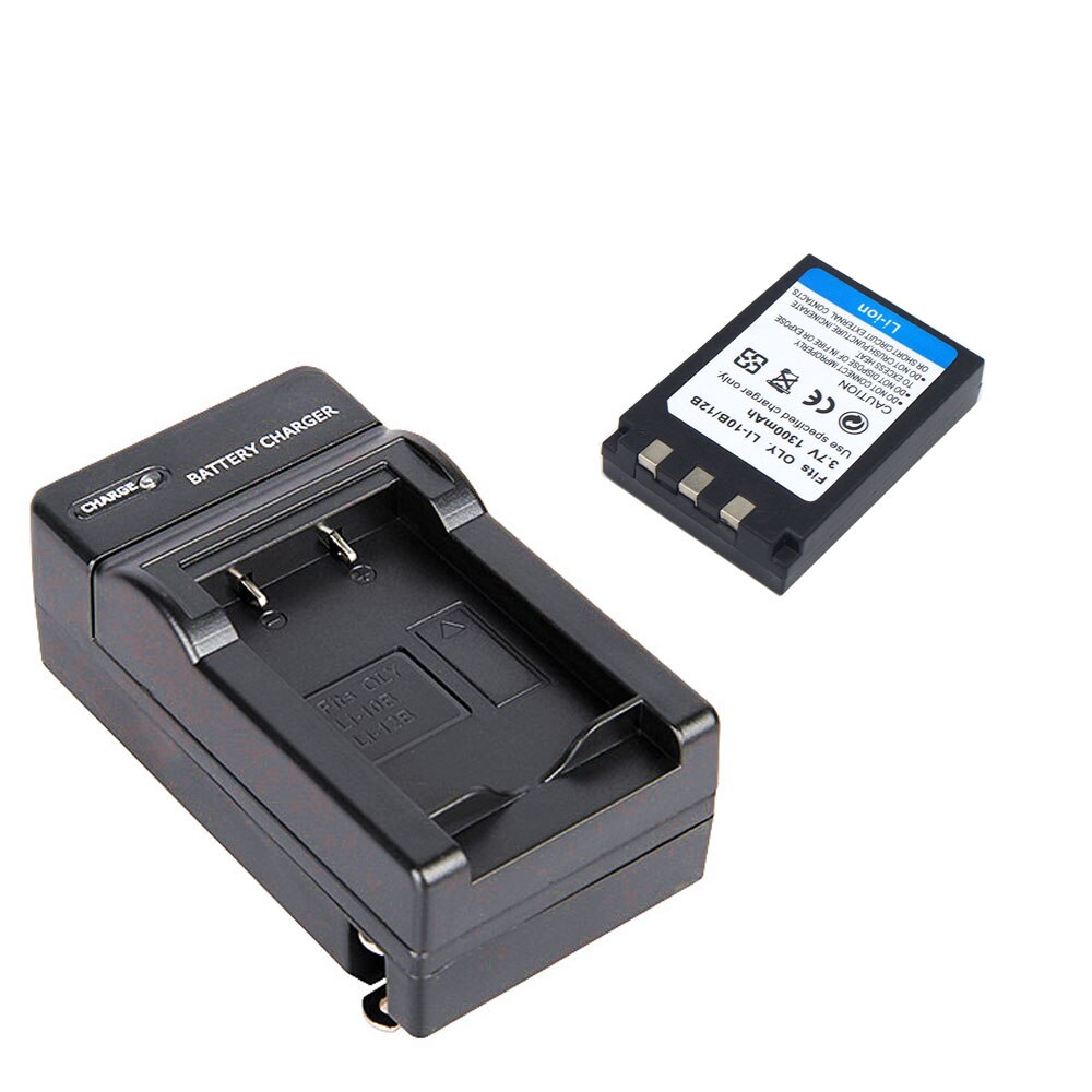 Battery +Wall Charger Li-10B Li10B Li 10B Li-12B Li12B Li 12B Rechargeable for Olympus FE-200 IR-500 X-1 X-2 X-3 C-760