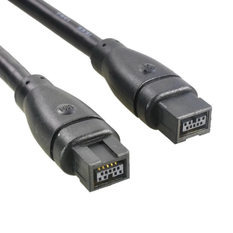 IEEE 1394b 9Pin Male to Male, Firewire 800 to 800 1.8Meter/6Ft., 800Mbps Data Cable for DV Camera, Printer Scanner, Capture Card