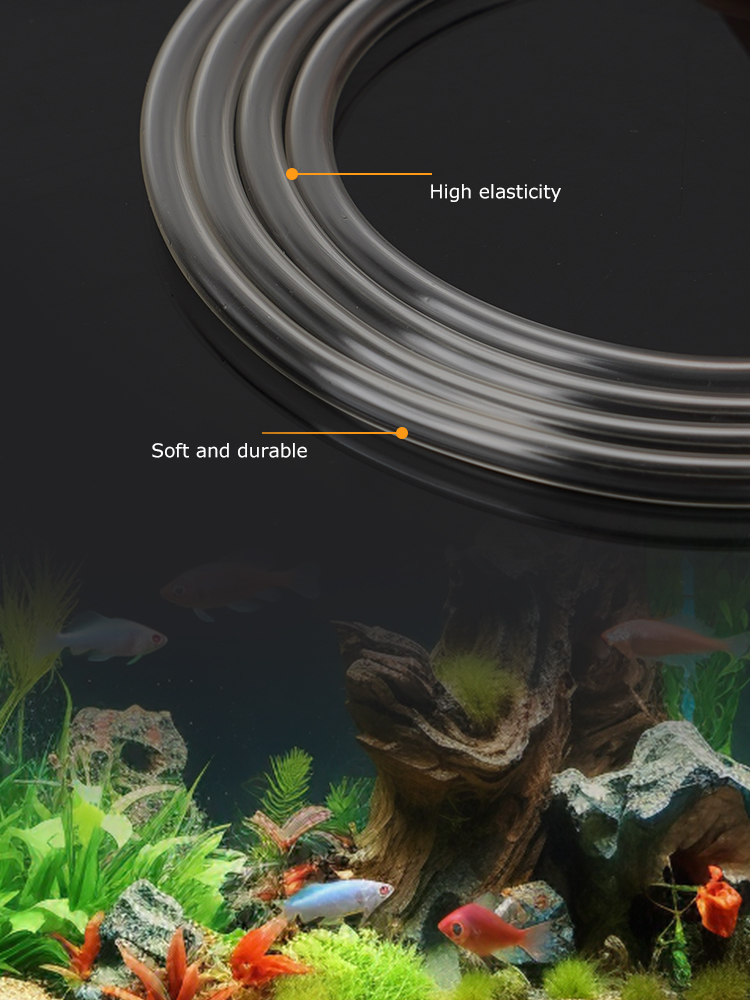 Tubo de CO2 de silicona suave para acuario, manguera de oxígeno, sistema de CO2, accesorios de equipo, tubo especial para pecera de alta presión