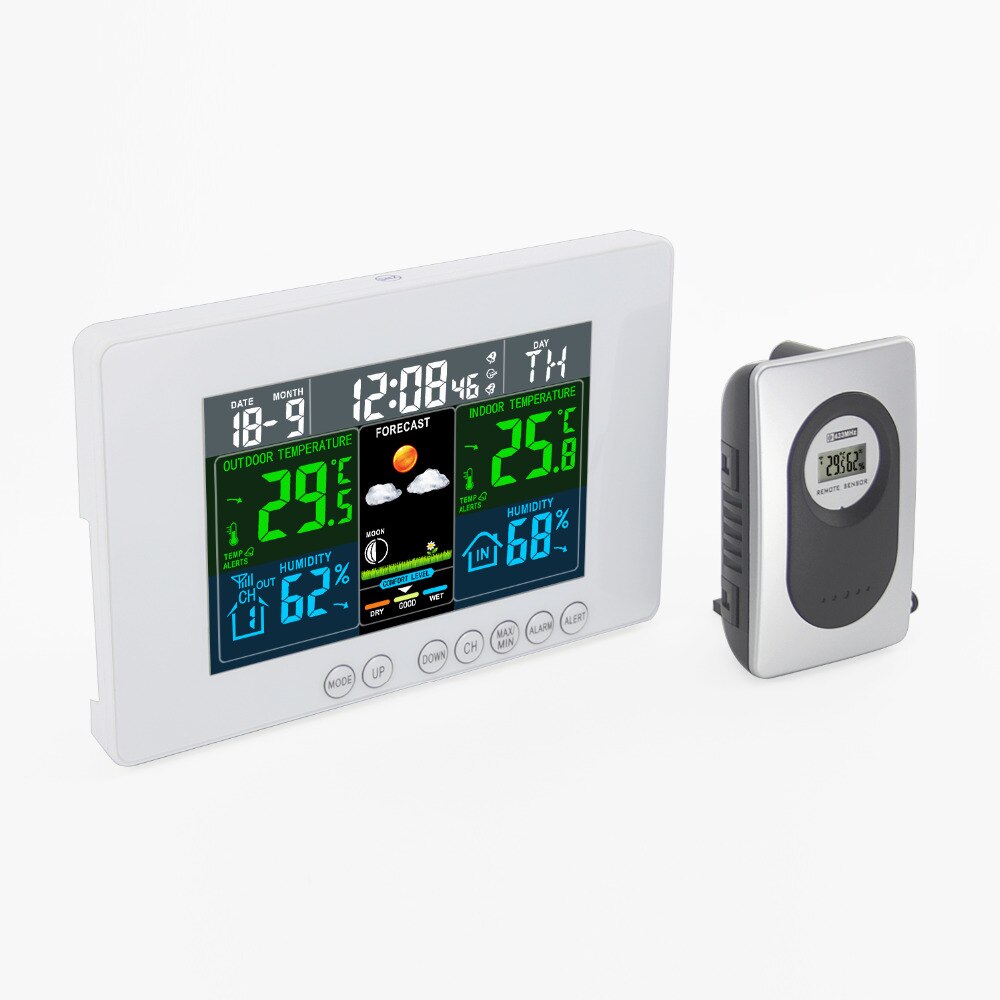 JIMEIH160G-color Remote Monitoring Kleur Weerstation Met Draadloze Afstandsbediening Sensor