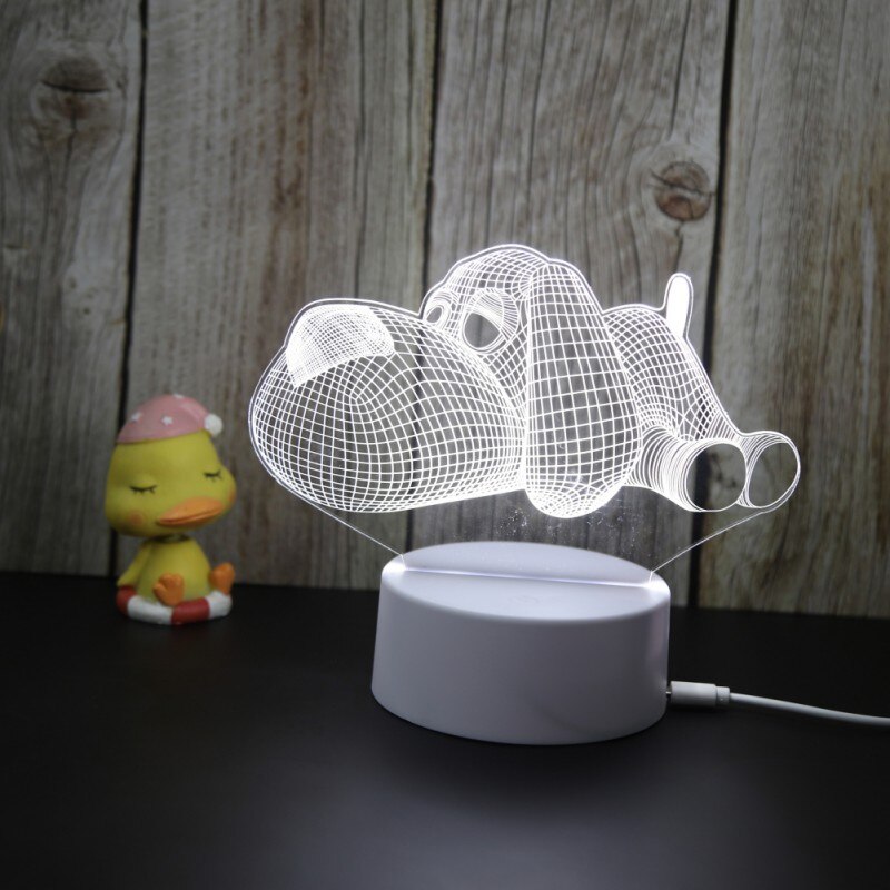 3d acryl usb led nachtlampjes voor op tafel, slaaplamp, thuiskantoor, wereldbol, kinderkamer, valentijnsdagdecoratie: G