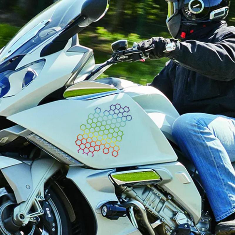 Motorrad Aufkleber Waben Helm Aufkleber Aufkleber Helm Aufkleber wasserdichte Aufkleber Motorrad Aufkleber Stoßstange kreative Aufkleber