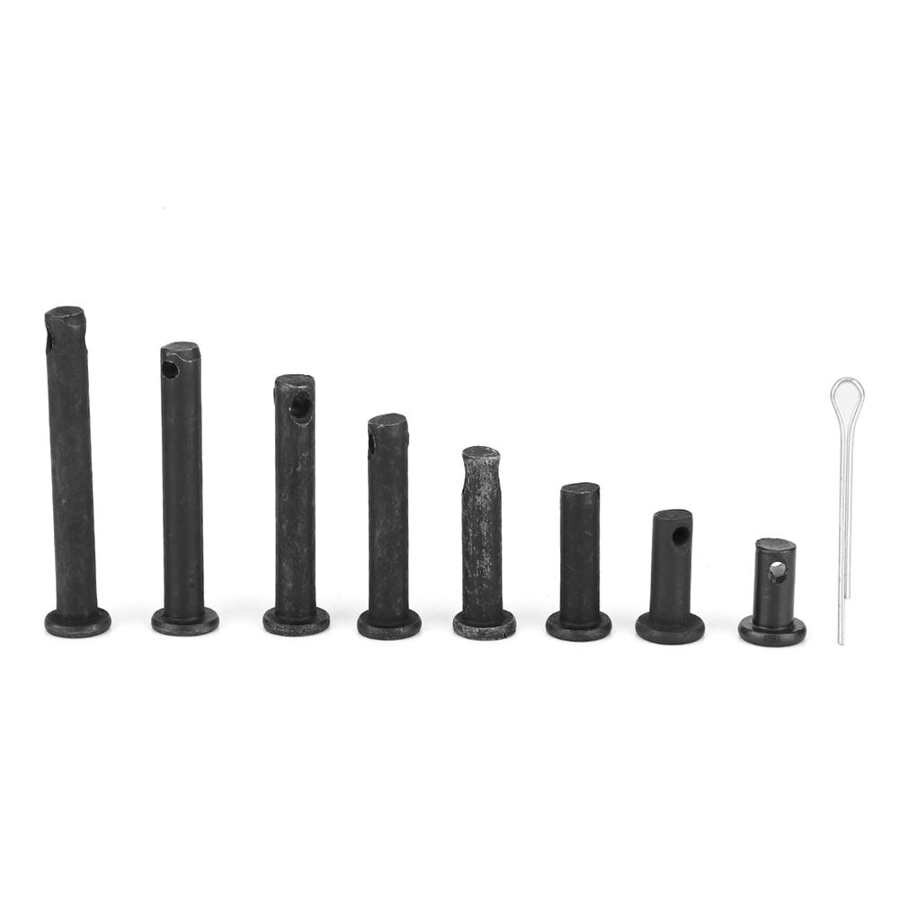 ferreteria threaded insert 90Pcs Dowel Pin M6 Flat with Hole + 90Pcs Cotter Pin Fastener Installation Accessories