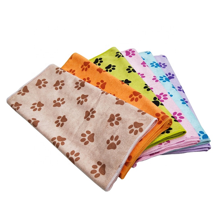 De Hond Pootafdrukken Hond Microvezel Microfiber Handdoek Voor Hond