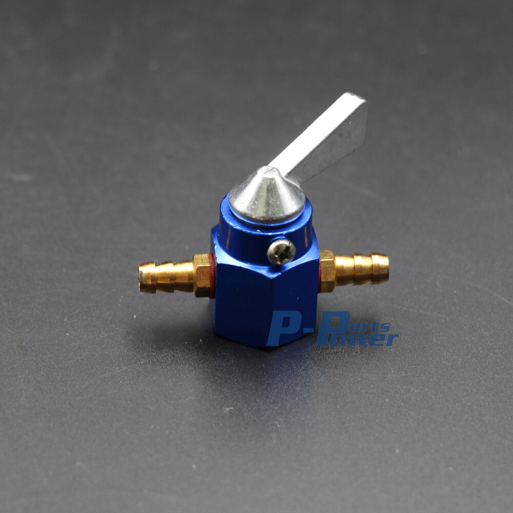 1/4" 6mm Gas Petrol Fuel Tap Inline Petcock Valve For Suzuki Motorcycle ATV Quad Go Kart