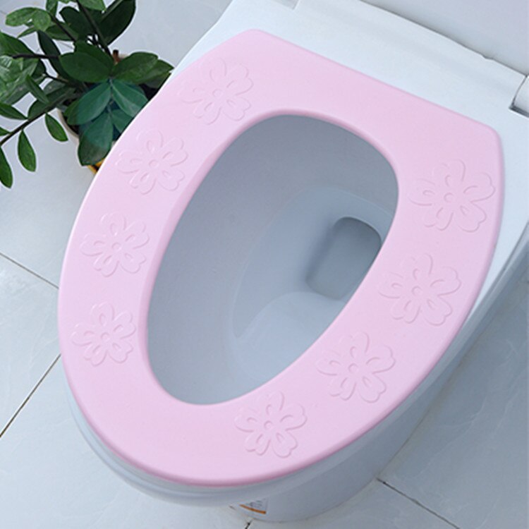 O-type High Foam EVA Waterproof Toilet Seat Padded Toilet Bowl Washable Bathroom Toilet Seat Cover Mat Lid Closestool