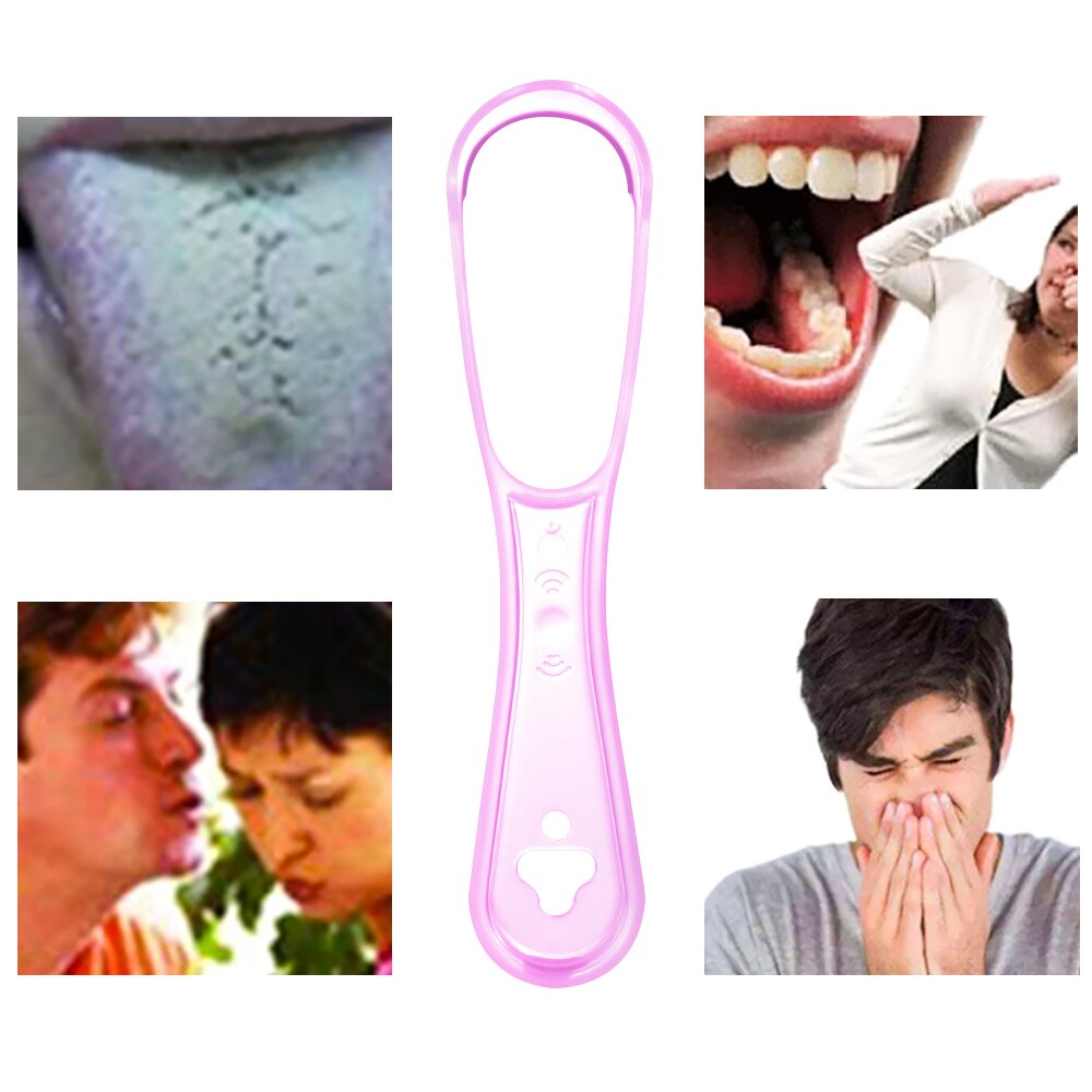 Silikone tungerenser dårlig ånde væk håndskraber børste silica håndtag mundhygiejne tandpleje rengøring
