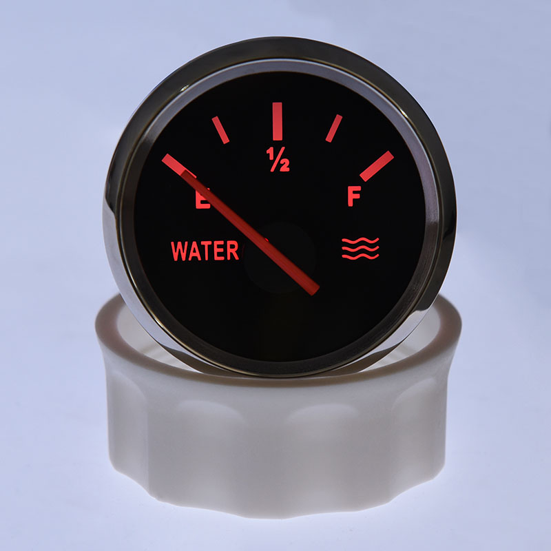 52MM Water Level Gauge With 100-500MM Water Level Sensor 0-190ohm Water Liquid Tank Level Indicator