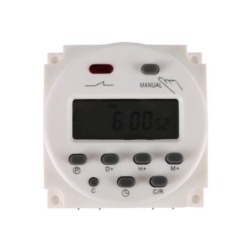 Mini Timers Digitale Programmeerbare LCD Power Timer Wekelijkse 7 Dagen Schakelaar Relais 8A-16A 10A DC 12 V/24 v/110 V/220 V