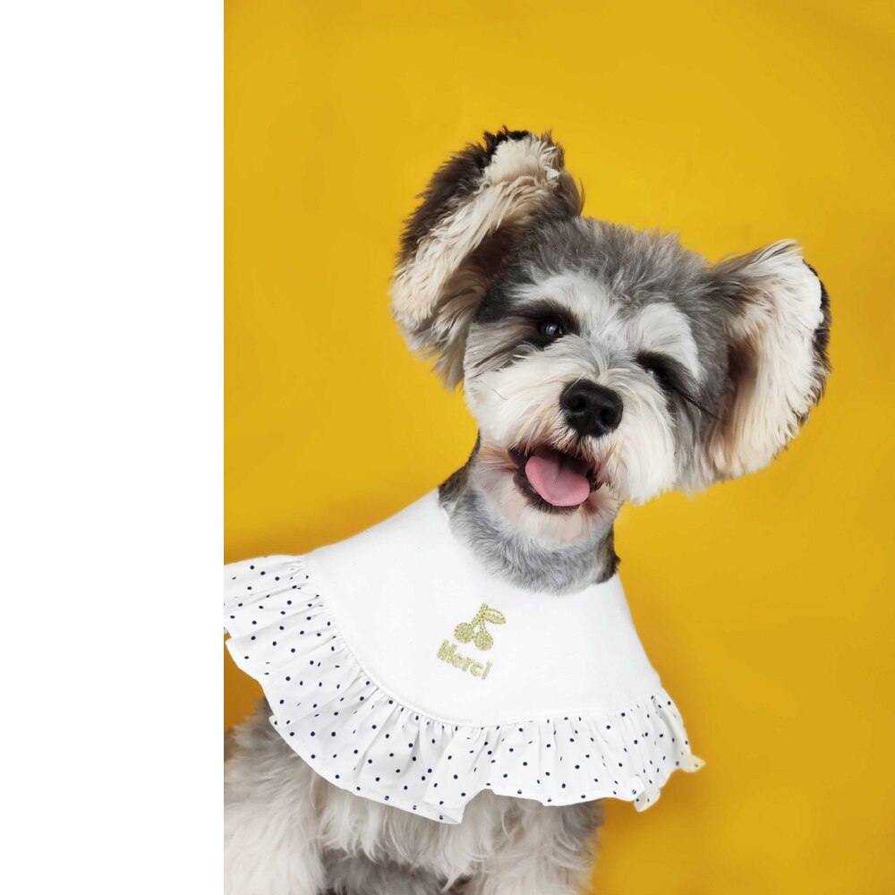 Vårhundbandasje valpekappe,bedårende hundesmekker triangualr bandasje,søt hundetilbehør chihuahua schnauzer bulldog mopper: 4 / L