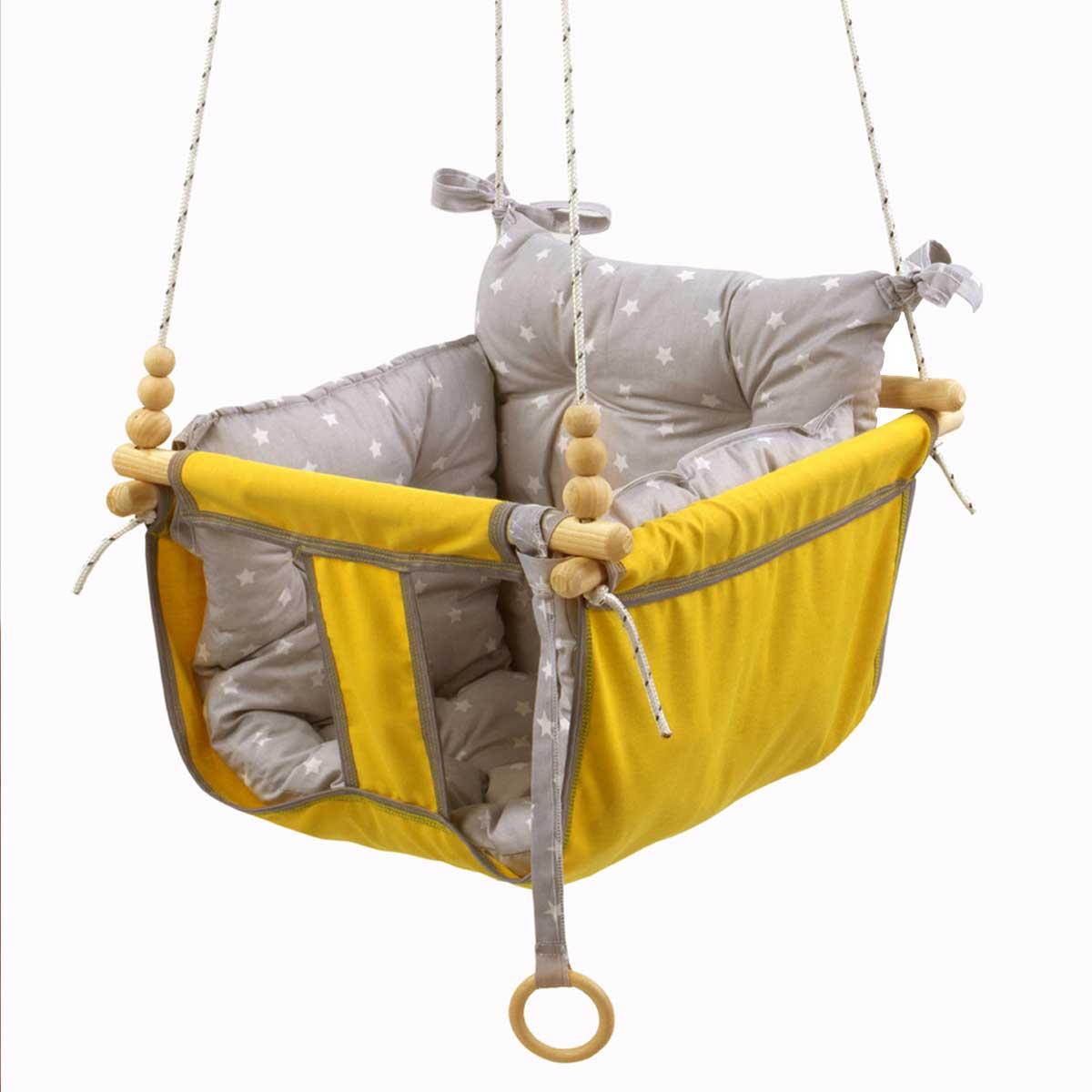 Baby Swing Spelen Activiteit Kinderen Hangmat Plezier Opknoping Jongens Meisjes Baby &#39;S Kinderen Veilig Speelgoed Schommelstoel Canvas Seat Modellen: Yellow