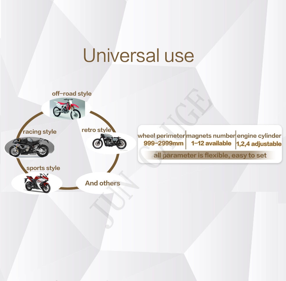 motorcycle speedometer, speedometer, mini meter