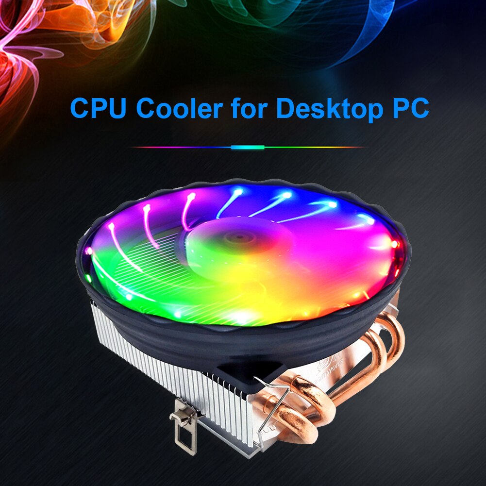 120Mm Pc Desktop Computer Case Fan Cooler Cpu Koeler Radiator Fan 4 Heatpipes Pwm 3PIN Voor Inte Lga 1150