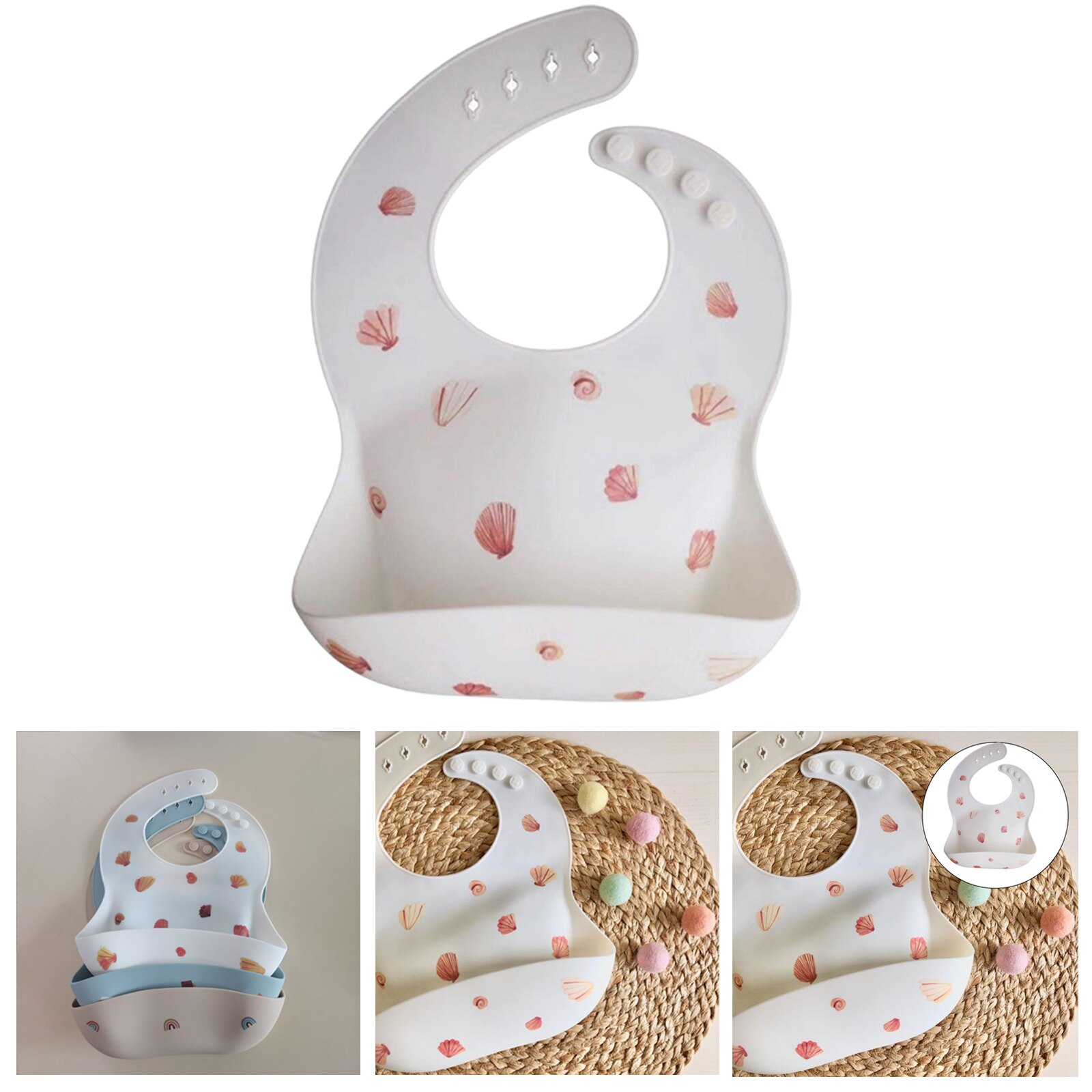 Zachte Siliconen Baby Meisje Jongen Bib Voeden Verstelbare Kids Kinderen Bib Veeg Schoon Bpa Gratis