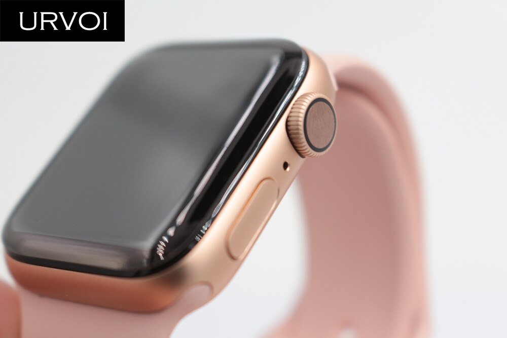 Urvoi fuld film til apple watch serie 6 se 5 4 3 2 1 stropper buede 3d skærmbeskytter til iwatch cover membran linse 40 44mm
