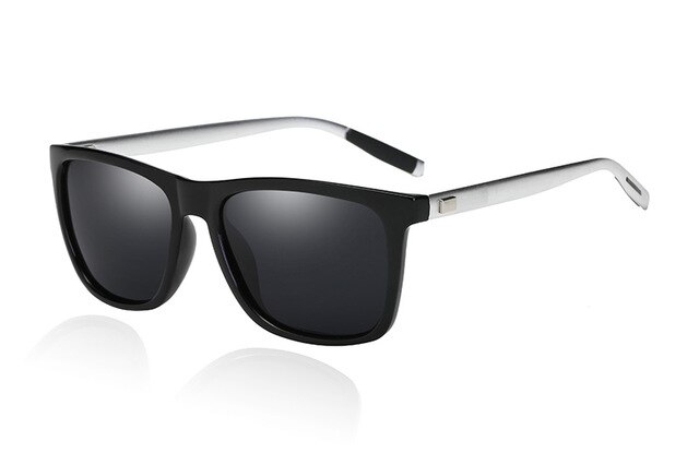 Mannen Gepolariseerde Zonnebril Zonnebril voor Man met UV400 Bescherming voor Outdoor Sport: black