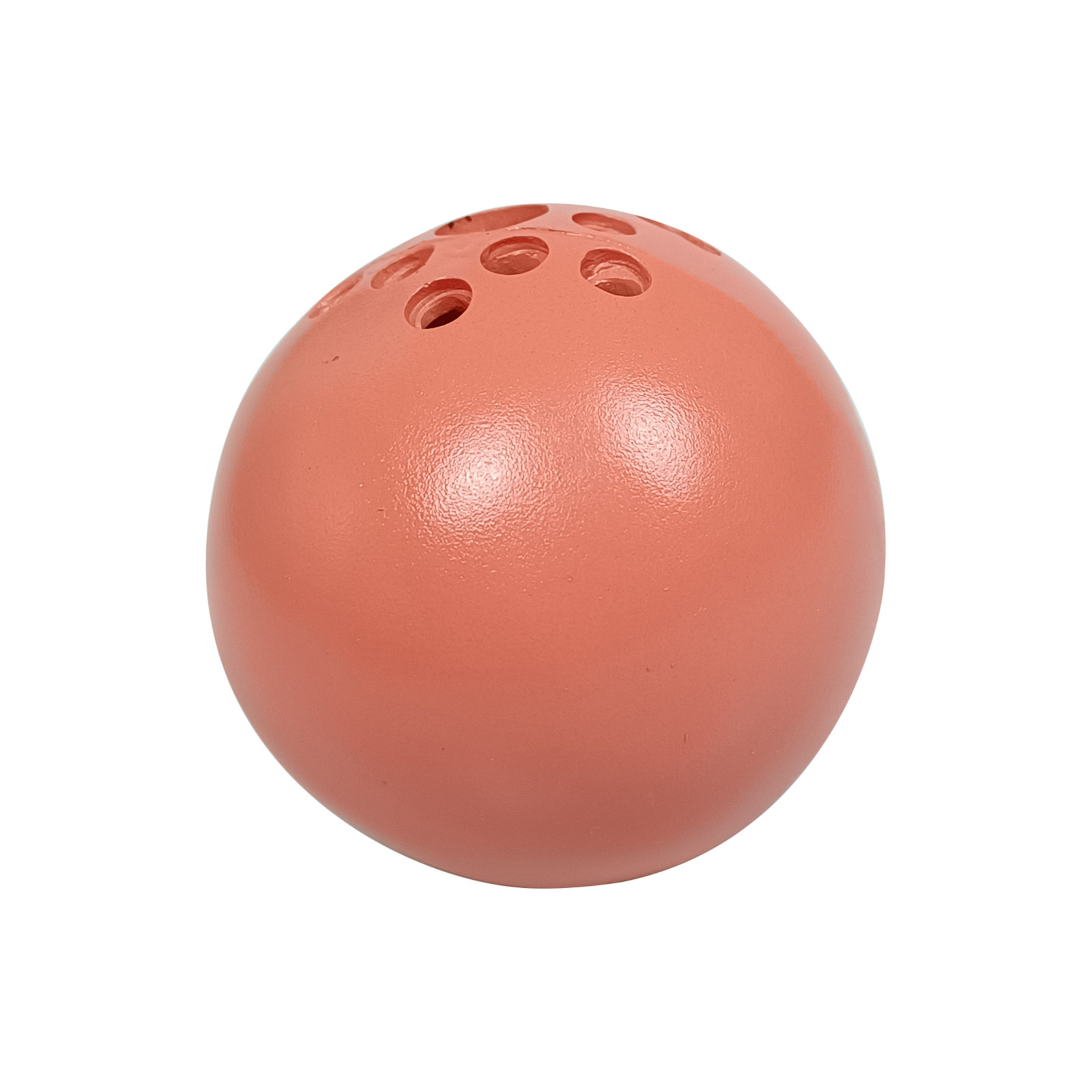 Ceramic Handmade Vase Flower Stone Table Decor Round Flower Vase with Holes Table Ornaments For Living Room: Pearl Pink