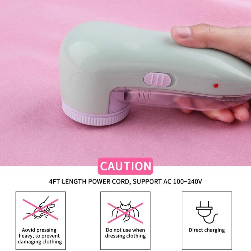 Mini Electric Clothes Sweater Fabric Shaver, Furniture Upholstery Couch Bed Portable Fuzz Pill Shaver Lint Remover