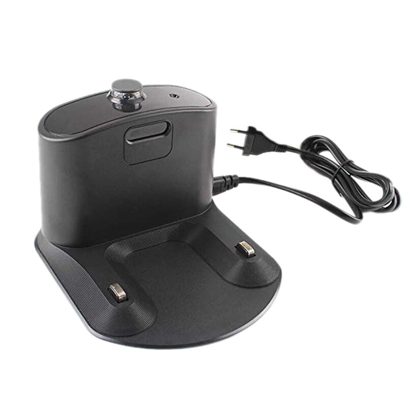 Oplader dock base ladestation til irobot roomba 500 600 700 800 900 serien: Sort eu