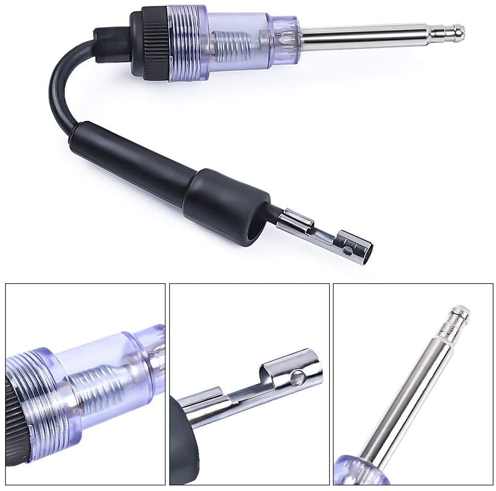 Partsworld Small Inline Spark Plug Tester for Motorcycles/Lawn Mowers/Small Motor Vehicles