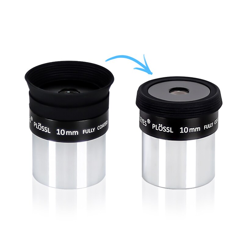 Angeleyes PL10mm Astronomische Oculair Astronomische Telescoop 10Mm Volledig Multi Coated Metalen Voor Monoculaire Telescoop Astronomische