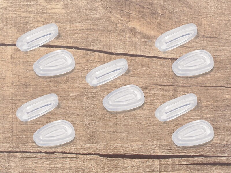 Vervangende transparante neuspads van vonxyz voor oakley titanium crosshair  oo6014 montuurvarianten: 5 paar