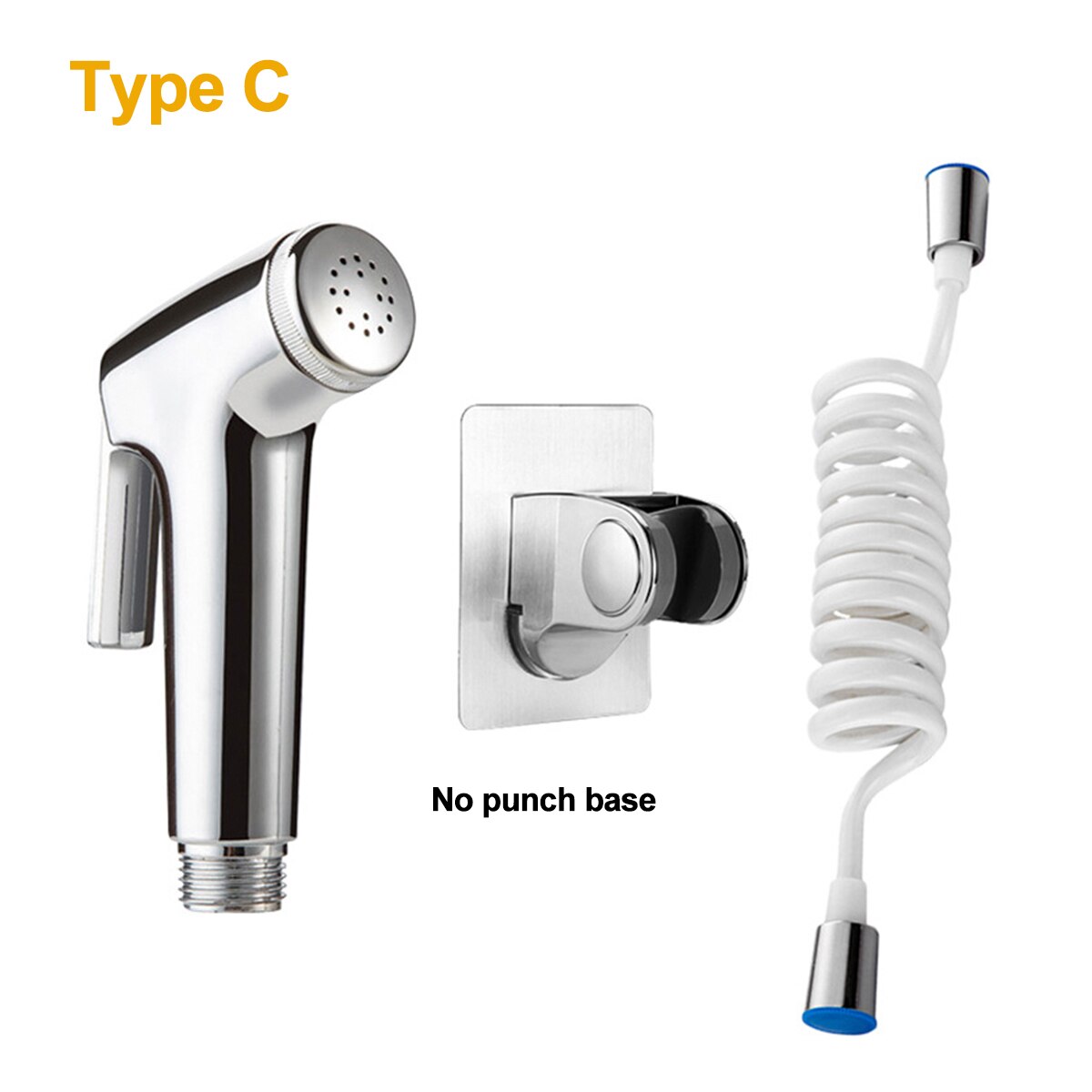 Draagbare Badkamer Wc Bidet Tap Handdouche Bidet Spuit Guns Toiletbril Bidet Thuis Spray: Type B