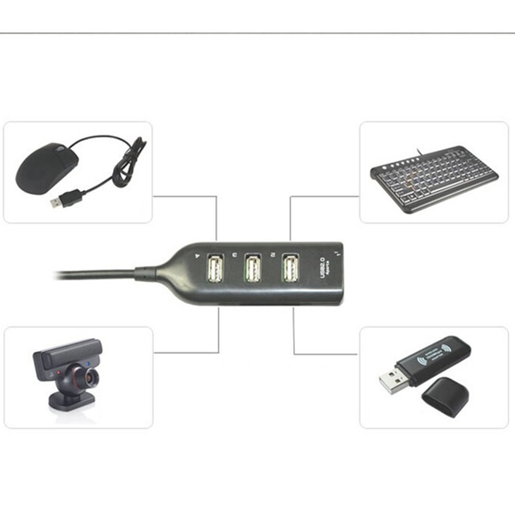 Enchufe con indicador LED 7 puertos USB 3,0 adaptador Hub interruptor de encendido/apagado Plug & Play alta velocidad portátil para ordenador portátil