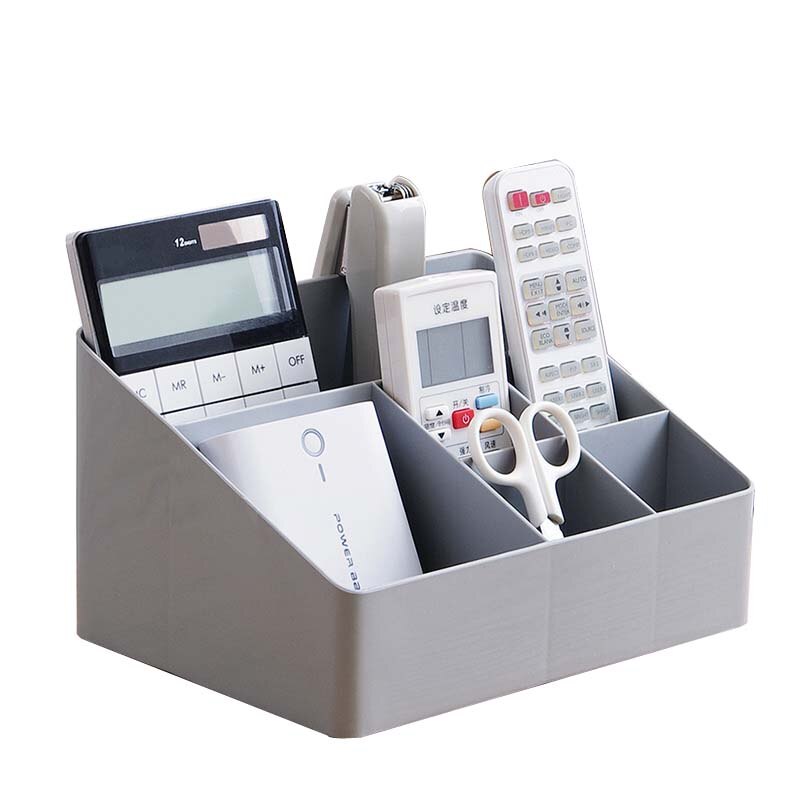 Plastic Desk Sets Desktop Storage Box For Small Objects Organizer Finishing Boxes Muti Use Home School Office Desk Set Supplies