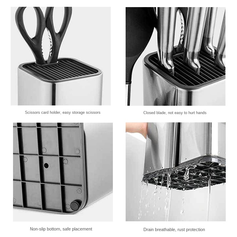 Messer Stehen Halfter Für Küche Messer Edelstahl Kochen Messer Halfter Stehen Block hoch-Ende-Küche Zubehör