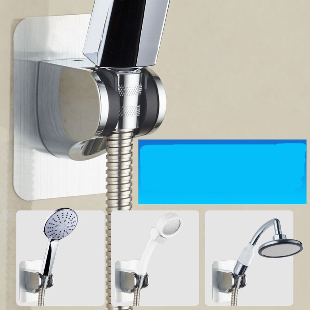 Adjustable Shower Head Mounting Brackets Portable ABS Chrome Suction Wall Bath Stand Spray Bracket Faucet Holder Sprinkler Rack