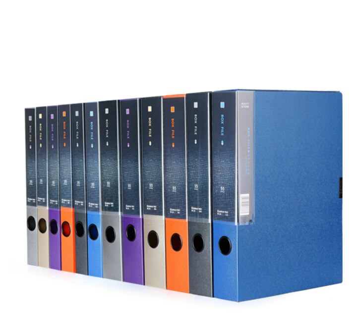 COMIX MC-55 file folder information boxes document files box storage cases paper organizer A4 practical plastic office supplies