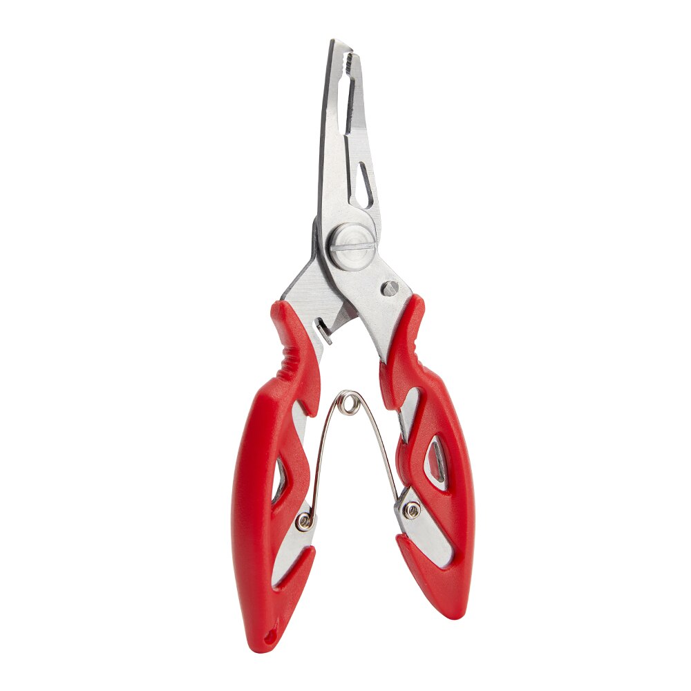 Multifunction Fishing Plier Scissor Fishing Tools Braid Line Lure Cutter Hook Remover Fishing Cutting Fish Use Tongs Scissors: Red