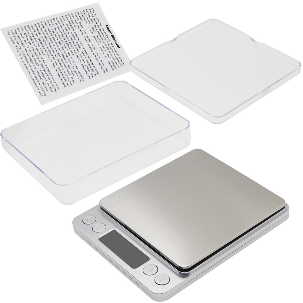 500g/1/2/3/kg Electronic Scale 3kg Digital Scales Pocket Platform Scale Weight Balance Jewelry Weighing